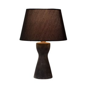 Lucide Tura - lampe à poser - 32 cm - noir