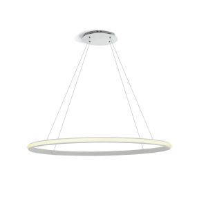 ONE Light LED Suspension Rings - lampe suspendue - Ø 100 x 150 cm - 25W LED incl. - blanc