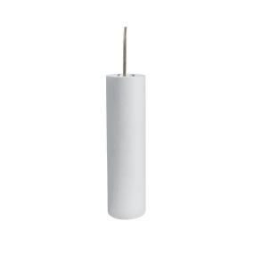 ONE Light Gypsum Pendants - lampe suspendue - Ø 7 x 145 cm - blanc