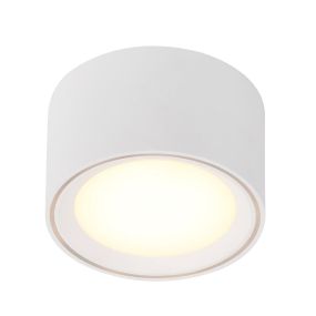 Energetic Oberon - spot de plafond - Ø 10 x 6 cm - 8,5W LED incl - interrupteur intelligent dimmable - blanc