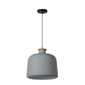 Lucide Graham - lampe suspendue - Ø 36 x 164 cm - gris