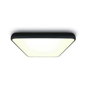 ONE Light LED Slim Line Plafo - plafonnier - 64 x 64 x 9 cm - 62W LED incl. - noir