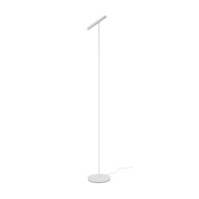 Artdelight Harper - lampadaire avec détecteur de mouvement - 140 cm - 6W dimmable LED incl - blanc