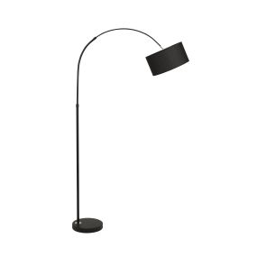 Nova Luce Sama - lampadaire - 90 x 180 cm - noir