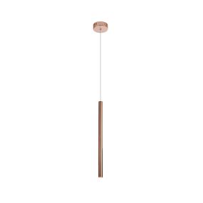 Maxlight Organic - lampe suspendue - Ø 2,5 x 190 cm - 1W LED incl. - cuivre