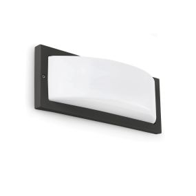 Faro Mol - applique murale - 34,8 x 13,7 x 11,3 cm - IP44 - gris foncé