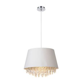 Lucide Dolti II - lampe suspendue - Ø 45 x 163 cm - blanc