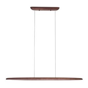 Maxlight Woody - lampe suspendue - 130 x 170 cm - 25W LED inclus - brun foncé
