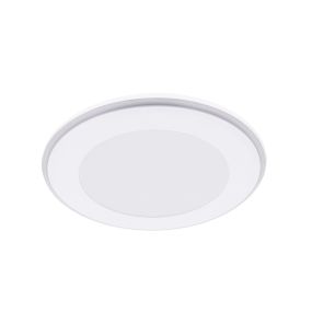 Energetic UFO - spot encastré - Ø 145 mm, Ø 130 mm encastré - 12W LED incl. - smart switch dimmable - blanc