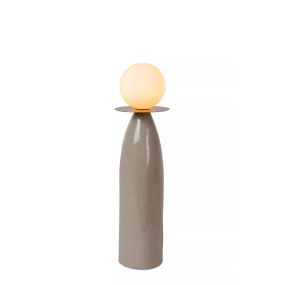 Lucide Figaro - lampe à poser - Ø 12 x 45 cm - gris