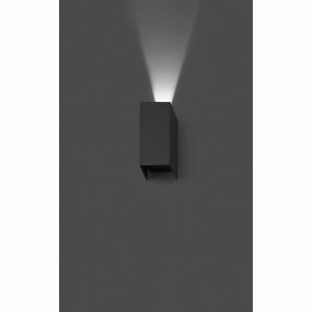 Faro Blind - applique murale - 7,4 x 10,5 x 16,5 cm - 6W LED incl. - IP65 - gris foncé