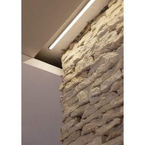 KLUS PDS-4-ALU - Profilé LED - 1,3 x 1 cm - longueur 200cm - noir