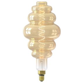 Calex Paris Gold Ampoule LED - Ø 20 x 40,5 cm - E27 - 6W dimmable - 2200K - ambre