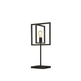 Searchlight Plaza - lampe à poser - 30 x 25 x 61 cm - noir mat