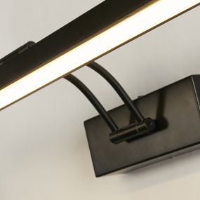Searchlight Rhodes - applique murale - 41 x 18 cm - 9W LED incl - noir