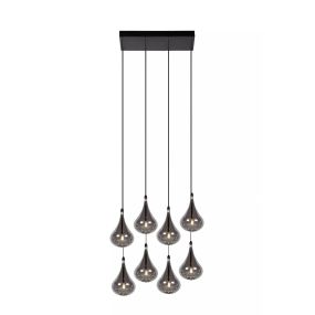 Lucide Tears - lampe suspendue - 49,5 x 24,5 x 154 cm - fumé