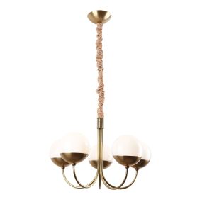 Maxlight Dallas - lustre - Ø 58 x 150 cm - or