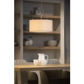 Lucide Coral - lampe suspendue - Ø 40 x 120 cm - blanc