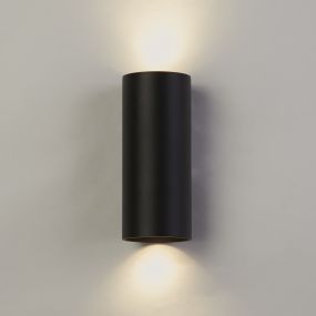 Searchlight Round - applique murale - Ø 6,5 x 15,4 cm - noir