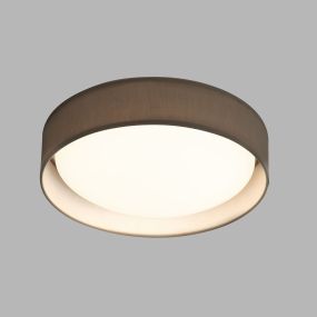 Searchlight Gianna - plafonnier - Ø 50 x 12,5 cm - 25W LED incl. - gris