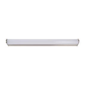 Lucide Jasper - applique murale salle de bain - 59 cm - 12W LED incl - IP44 - chrome mat