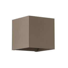 Searchlight Cube - applique murale - 9,7 x 9,7 x 9,7 cm - beige