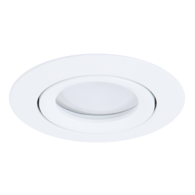 Lutec Scop - spot encastré - Lutec Connect - Ø 84 mm, taille d'encastrement Ø 75 mm - 4,7W LED incl - fonction de gradation et couleur de lumière réglable via app - RGB+W - blanc