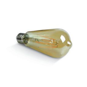 ONE Light Ampoule LED rétro - Ø 6,4 x 14,5 cm - E27 - 7W dimmable - 2200K - ambre