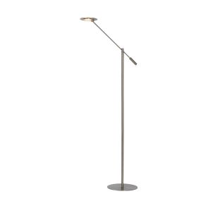 Lucide Anselmo - lampe de lecture - 25 x 25 x 140 - 9W LED incl - chrome mat