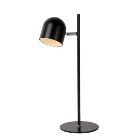 Lucide Skanska - lampe de bureau - 16 x 22,5 x 46 cm - 5W LED dimmable incl - noir