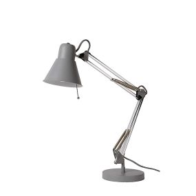 Lucide Terra - lampe de bureau - 60 cm - gris