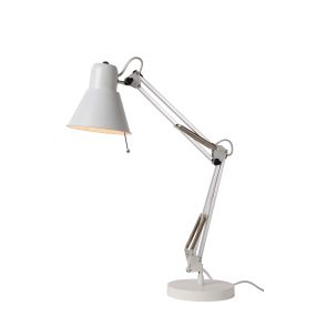 Lucide Terra - lampe de bureau - 60 cm - blanc