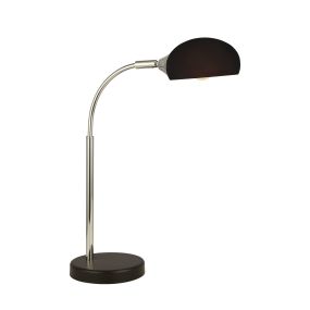Searchlight Astro - lampe à poser - 15 x 49 cm - noir et chrome