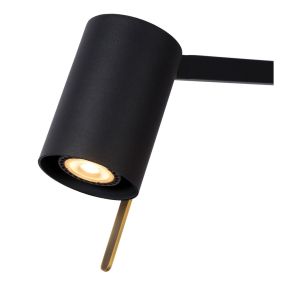 Lucide Lesley - lampe à poser - 48,5cm - noir