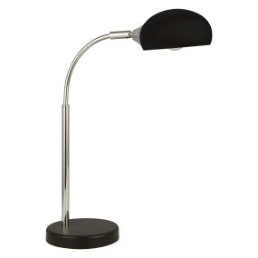Searchlight Astro - lampe à poser - 15 x 49 cm - noir et chrome
