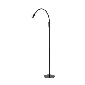 Lucide Zozy - lampadaire - Ø 22 x 145 cm - 3 niveaux de gradation - 4W LED incl. - noir