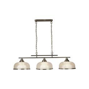 Searchlight Bistro II - lampe suspendue - 99 x 27 x 80 cm - laiton antique