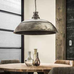 Vico Industry - lampe suspendue - Ø 80 x 150 cm - vieil argent