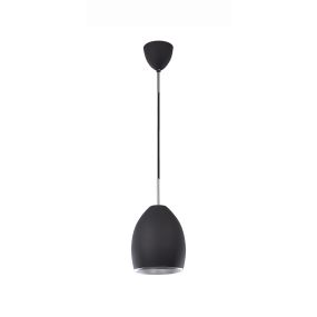 Nova Luce Piccolo - lampe suspendue - Ø 17 x 120 cm - noir mat