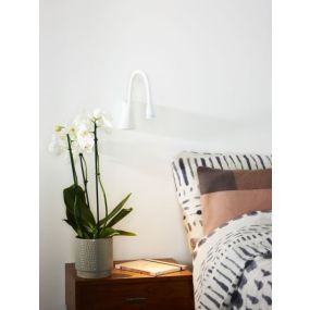 Lucide Galen - lampe de chevet - 62 x 35 x 25 cm - 3W LED incl - blanc