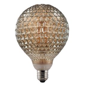 Nordlux Deco - Ø 12,5 x 17,7 cm - E27 - 2W non-dimmable - 2200K - fumé