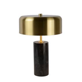 Lucide Mirasol - lampe à poser - 36,5 cm - noir et or