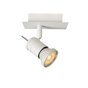 Lucide Twinny - spot en saillie - 7 x 11 x 12 cm - 4,5W LED dimmable incl - blanc