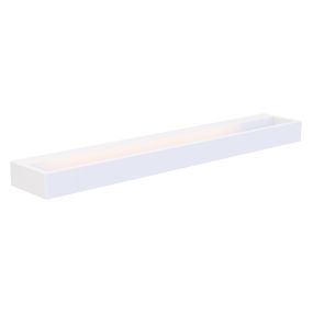 Maxlight Flink - applique murale - 60 x 10 x 4 cm - 18W LED incl - IP44 - blanc