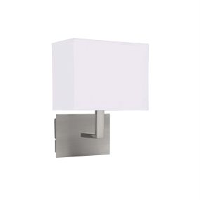 Searchlight Wall - applique murale avec interrupteur - 20 x 25,5 cm - nickel mat