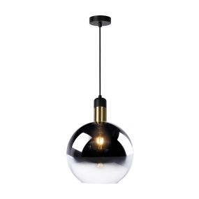 Lucide Julius - lampe suspendue - Ø 28 x 169 cm - fumé