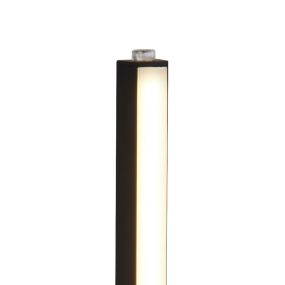 Searchlight Tribeca - lampe à poser - 10 x 8 x 50 cm - 7,8W LED incl. - noir et blanc mat