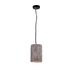 Elmark Lumberjack - lampe suspendue - Ø 15 x 22 cm - gris