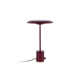 Faro Hoshi - lampe à poser - Ø 26 x 40 cm - 12W LED dimmable incl - grenat brillant