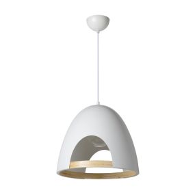 Lucide Gaillon - lampe suspendue - Ø 39 x 166 cm - blanc